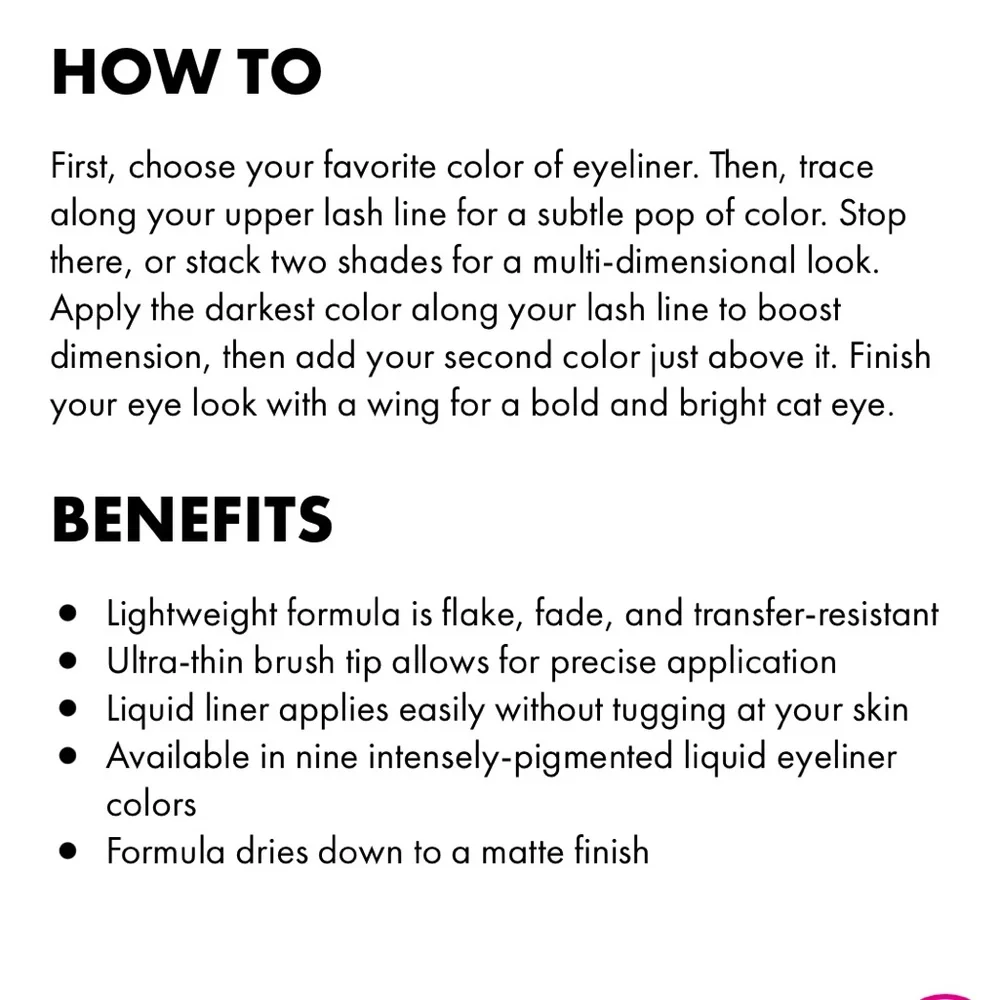NWT NYX Vivid Brights Matte Liquid Eyeliner- Cobalt Crush